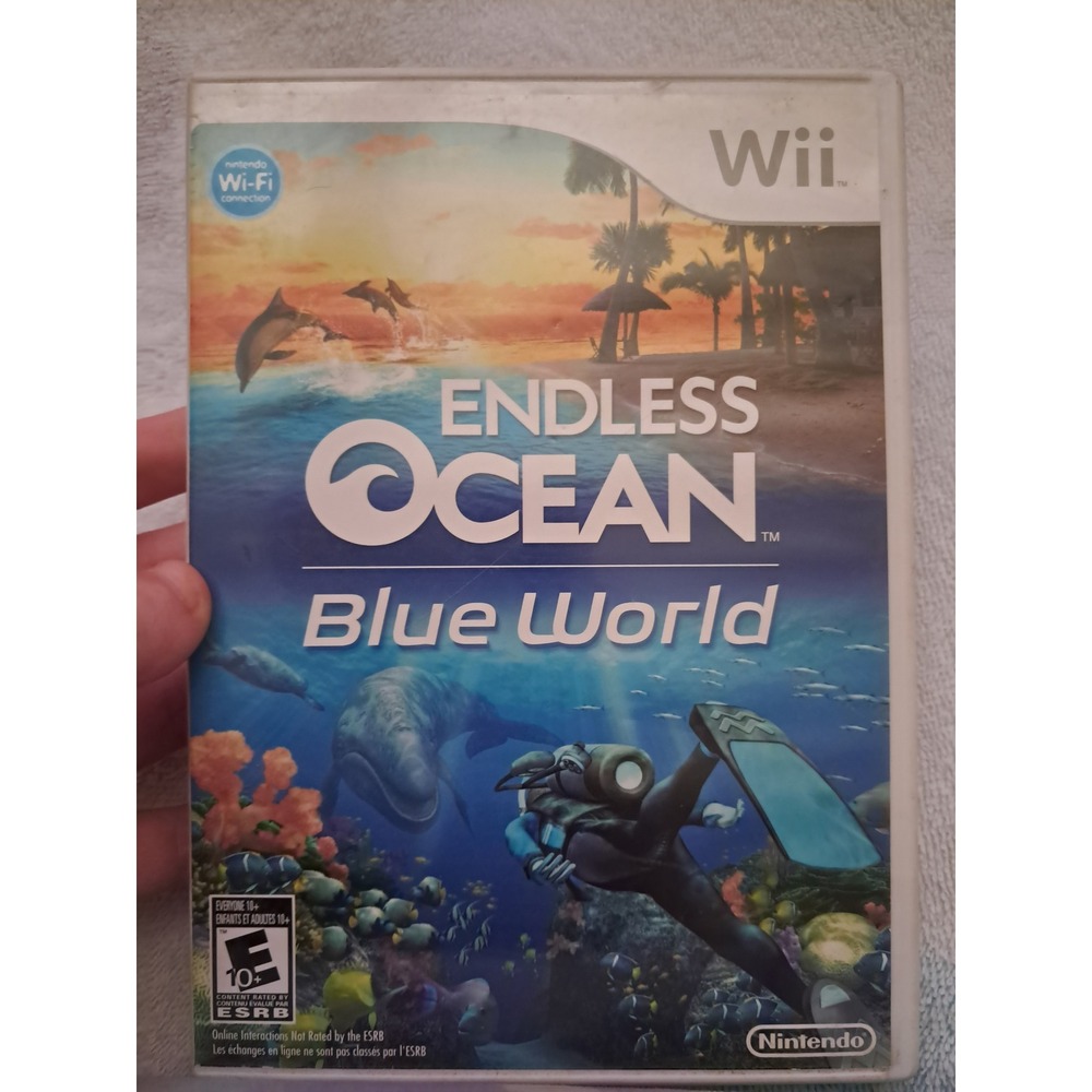 Endless Ocean Blue World Nintendo Wii Game CIB RVL-P-R4EE-USZ